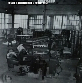 Atelier de fabrication de Fûts 1953