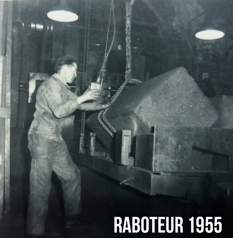 Usinage Raboteur 1955